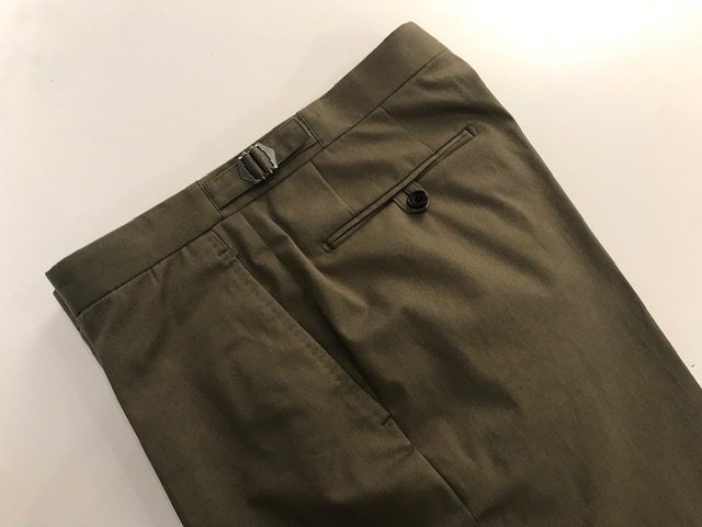 ドレス顔のコットンパンツ｜日本橋店のスタッフブログ｜オーダー
