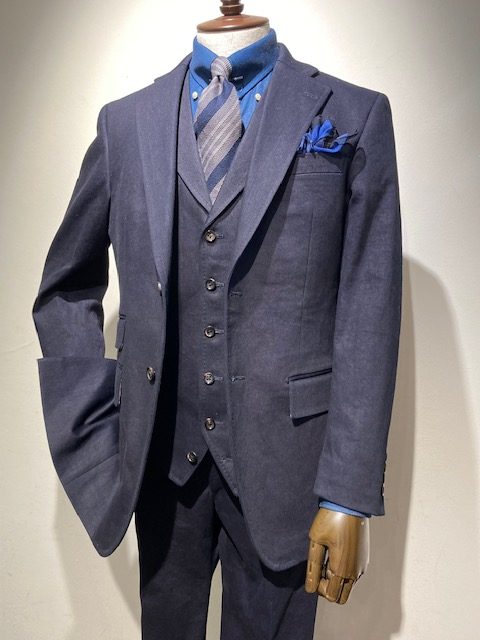 こんな時だからこそこの一着 ～麻布テーラーのデニムスーツ～ – 日本橋店