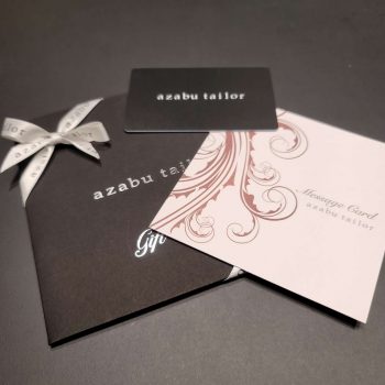 麻布テーラーのギフトカードはいかがですか？