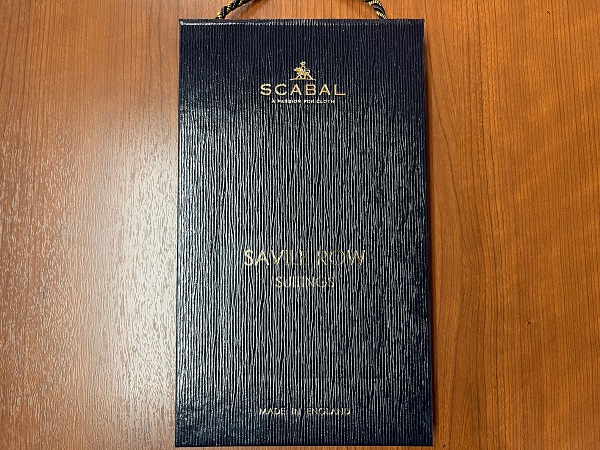 【22AW】スーツサンプル　SCABAL ‘‘SAVILE ROW’’