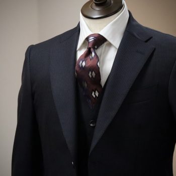 アザブテーラー HOLLAND & SHERRY ならう グレー ビジネススーツ