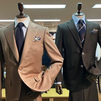 秋先取りのブラウンスーツ～Early Autumn Business Style～