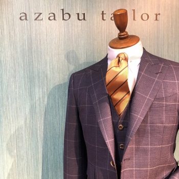 表参道店から春夏スーツ渾身の一着をお届けします