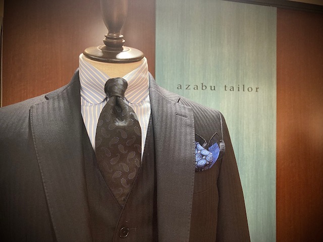 麻布テーラー　春秋冬用スーツ　DORMEUIL -ドーメル- AMADEUS