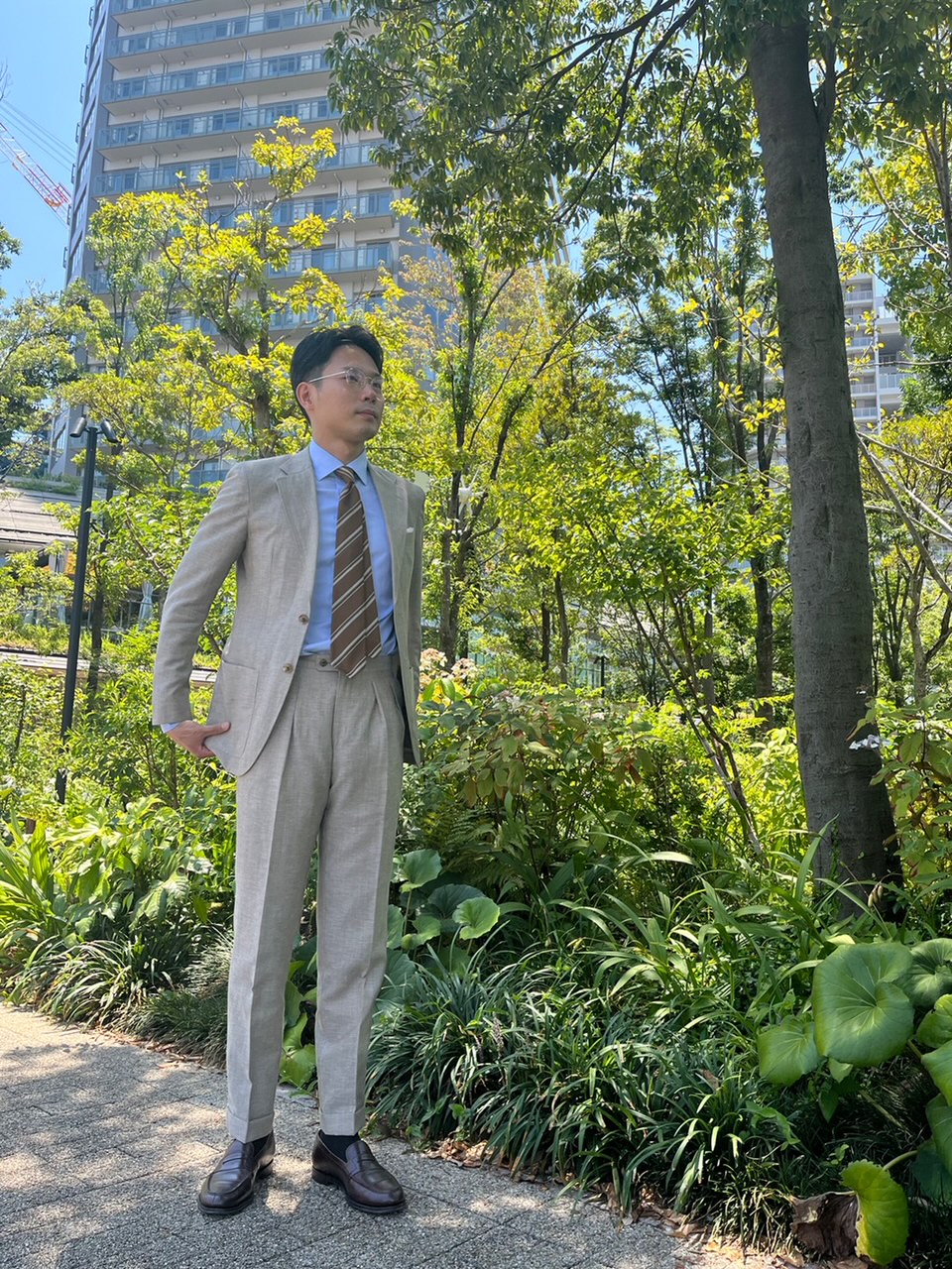 ウール×リネンで爽やかに夏を乗り切ろう！｜表参道店のスタッフブログ