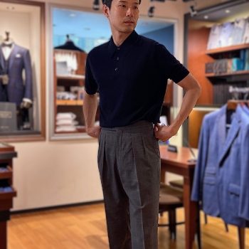 着心地×ドレス感◎　色ち買いもアリ！AZABU TAILOR Dress Polo Shirt