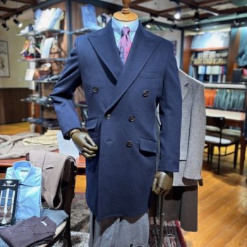 専用【美品】麻布テーラー　ロロピアーナ生地　 カシミヤ混　コート Loro Piana ロロ・ピアーナカシミヤ混コートazabu tailor