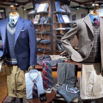 ジャケパンコーデのお供に。