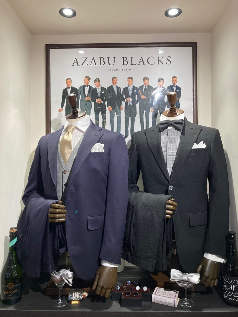 azabu tailor 麻布テーラー シャークスキンセットアップシングルスーツ