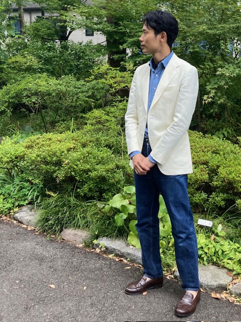 LINEN JACKET SNAP