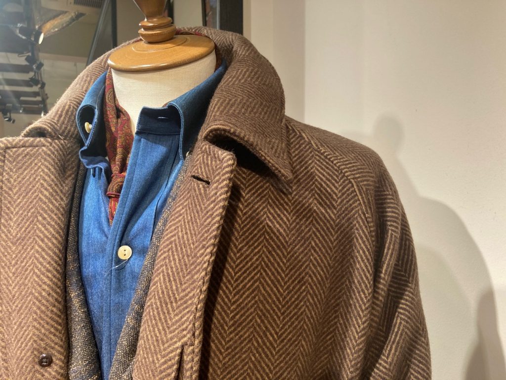 【秋冬新作生地】麻布テーラーのトレンチコート！