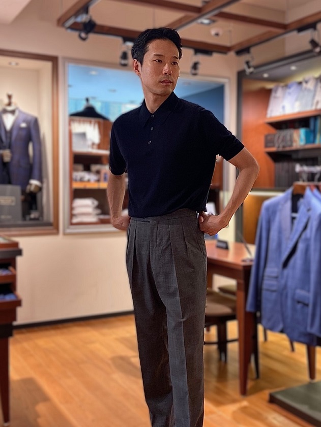 着心地×ドレス感◎　色ち買いもアリ！AZABU TAILOR Dress Polo Shirt