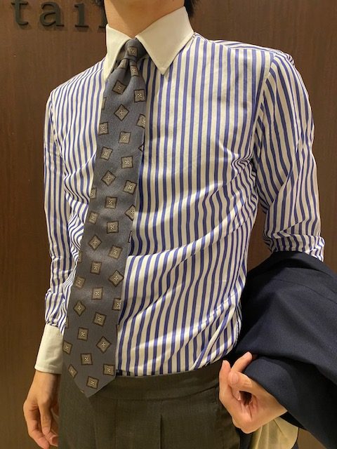 スタッフが仕立てたシャツ生地のご紹介！