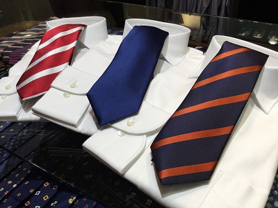 今日は何色のネクタイで出掛けますか？