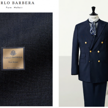 完売間近⁉「モヘア スーツの魅力」