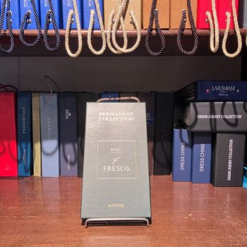 【麻布テーラー千里店】ドライタッチで通気性も良いFRESCO（フレスコ）生地