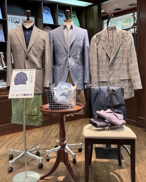 【麻布テーラー千里店】着ていることを忘れるくらいのAir(エアー)なジャケット