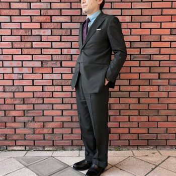 【麻布テーラー千里店】ブログ「こんなLORO PIANAの生地はいかがですか?」の生地で、実際にスーツを仕立ててみた。