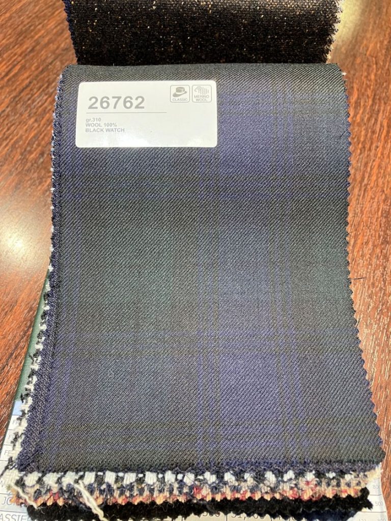 【麻布テーラー千里店】スタッフオーダー商品～ブラックウォッチ柄スラックス～