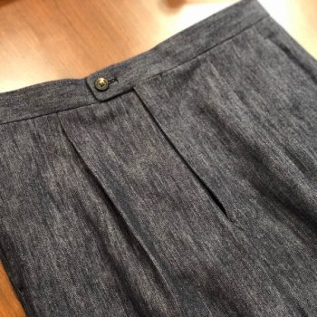 【渋谷サンプル】デニムスラックスの仕立て例