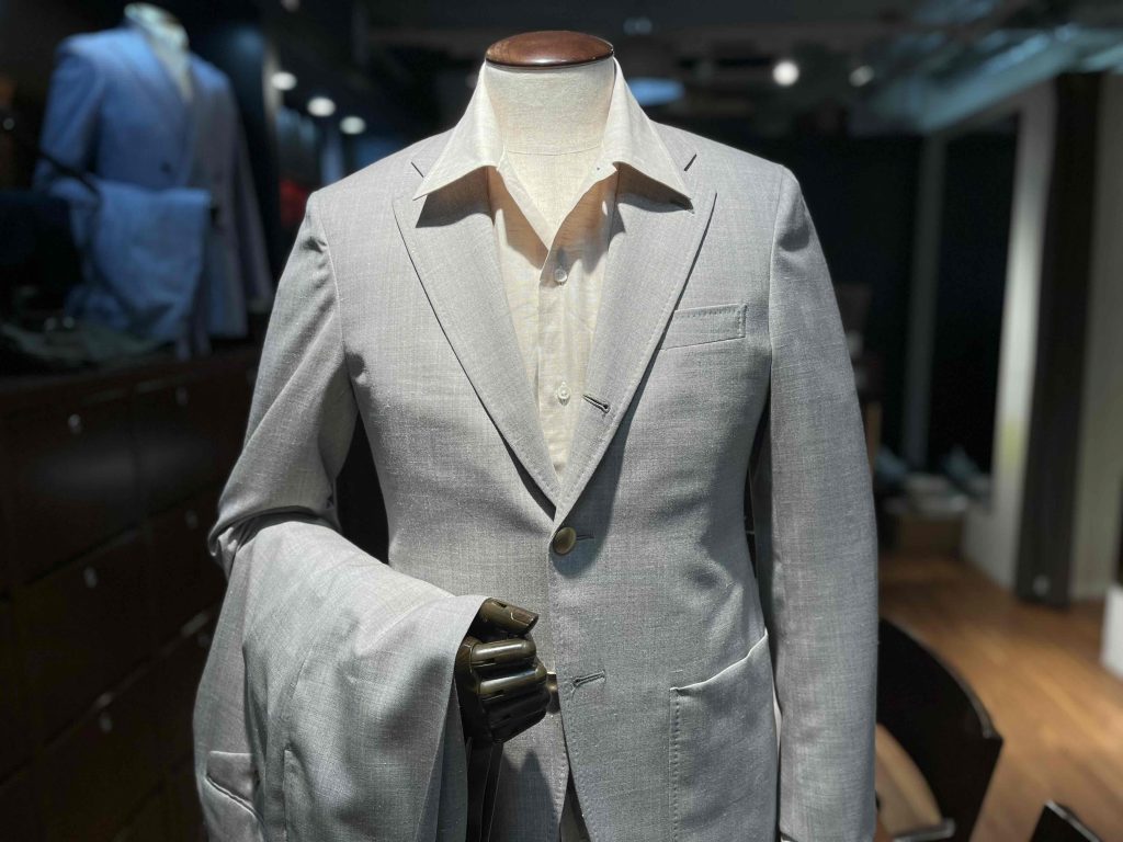 理想のサマースーツ？！【リネン混セットアップスーツ】