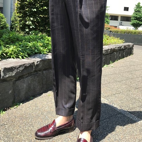 STAFF SNAP 裾巾22.5cmのスラックス – &B 新宿South店