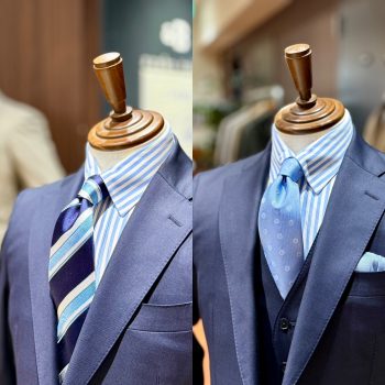 「迷ったらこれ！普段スーツを着ない方にこそおすすめしたい、春先のベスト付きスタイル」