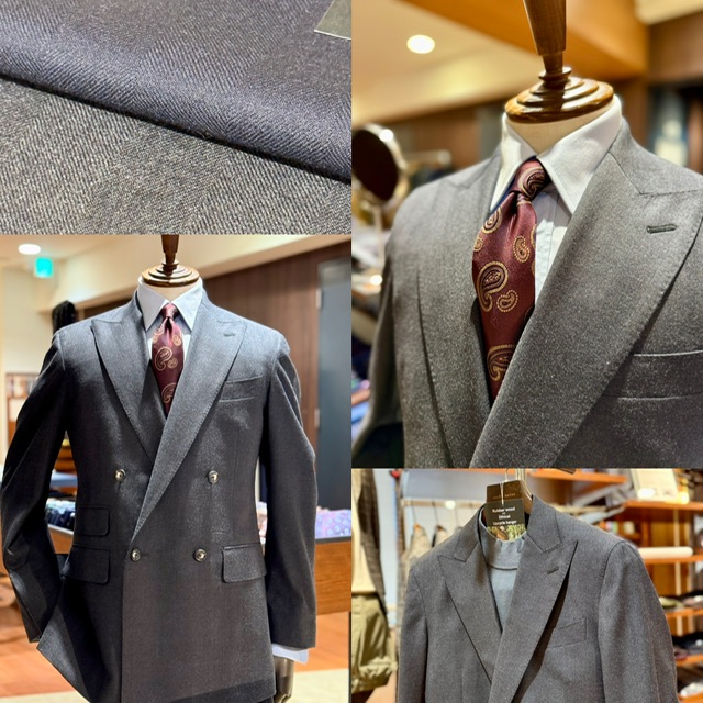 【DORMEUIL × 麻布テーラー別注】クラシックと現代の融合──チャコールグレーのダブルスーツで魅せる秋冬スタイル