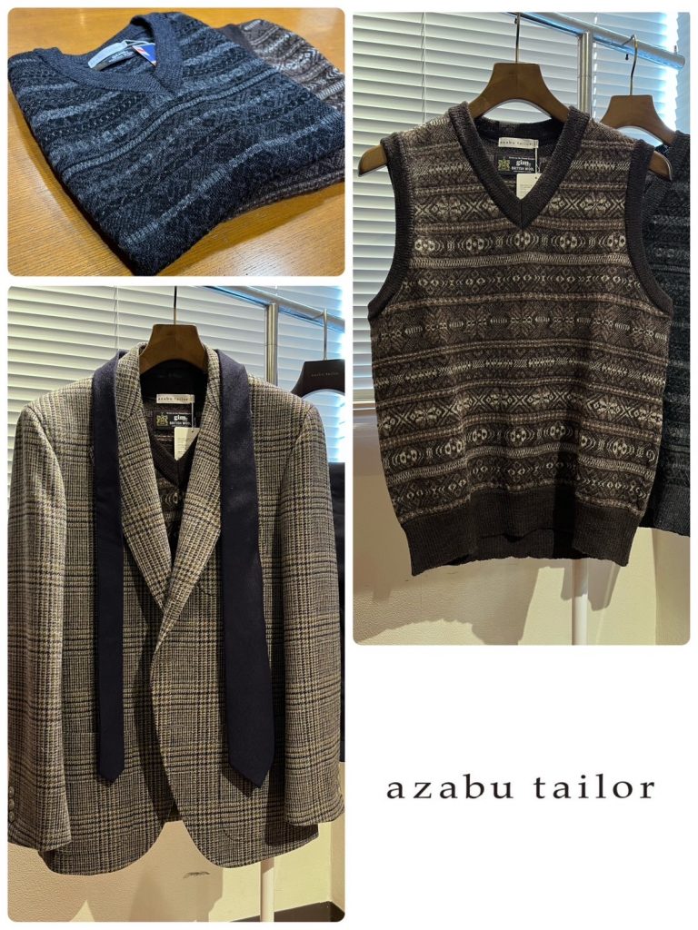 【New arrival】ニットベストのすゝめ　〜フェアアイル〜