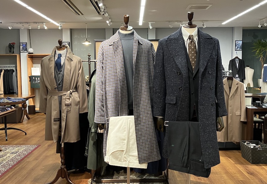 冬のコートスタイル