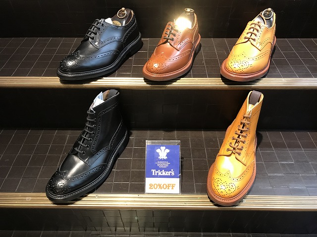 Tricker’s 20%OFF キャンペーン開催中！～Trading Post White Label～