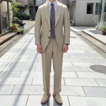 リネンスーツで夏らしく～植物の力～