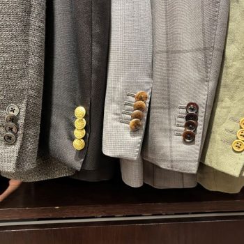人気オプション、本切羽と水牛釦。｜二子玉川店のスタッフブログ