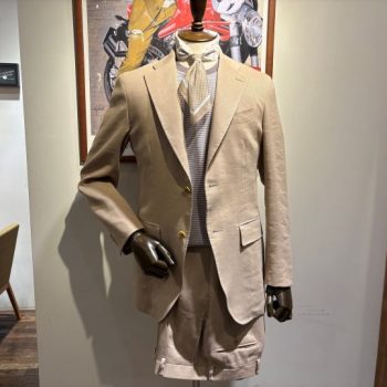 夏のご準備を。~リネン生地で春夏仕立て~