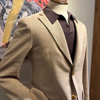 ドレッシーなスキッパーニットポロ