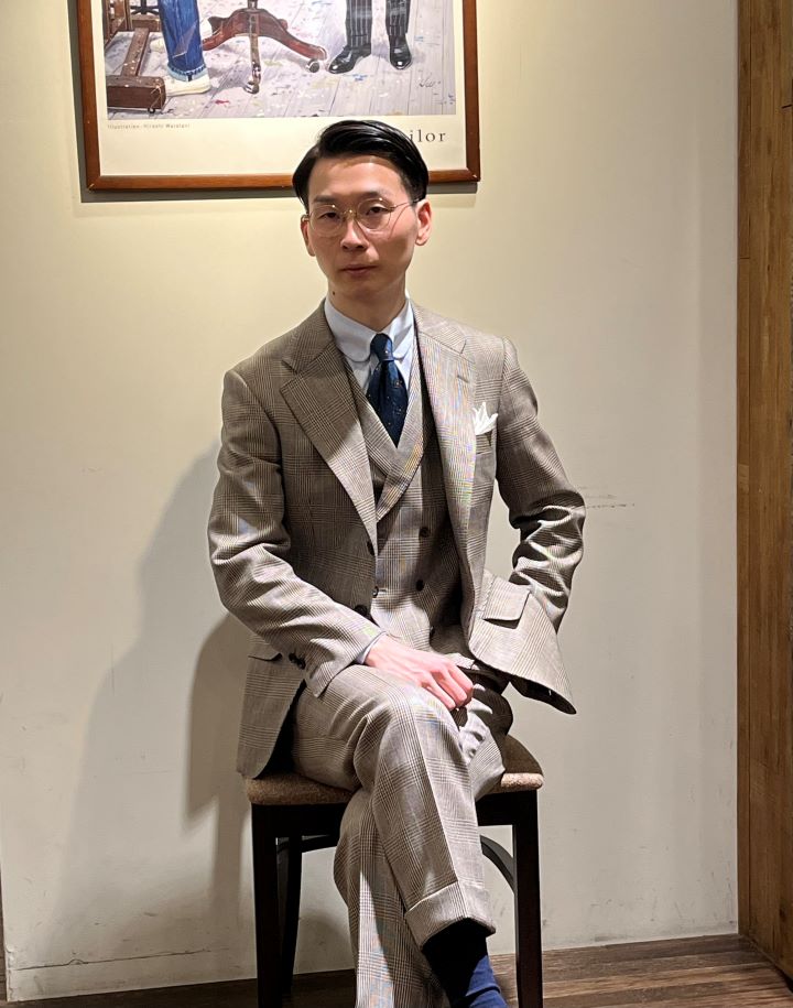 グレンチェック、最近人気です。