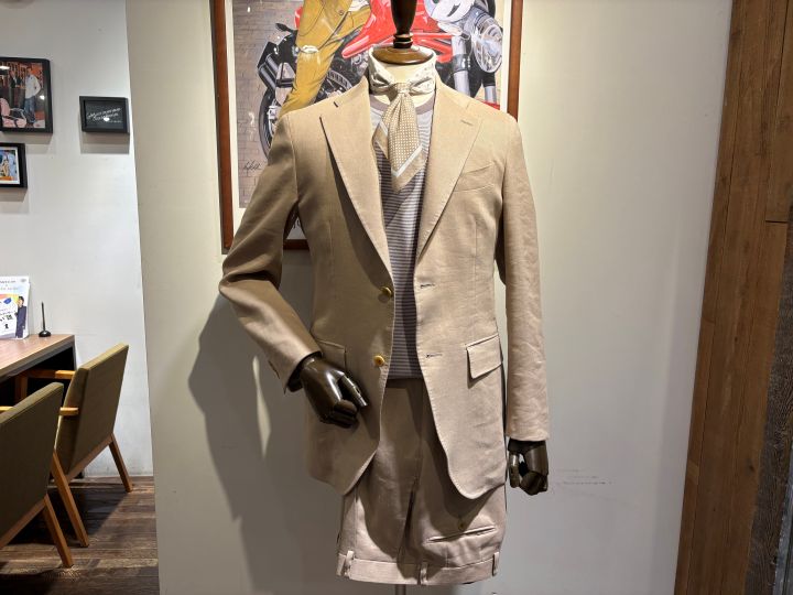 夏のご準備を。～リネン生地で春夏仕立て～