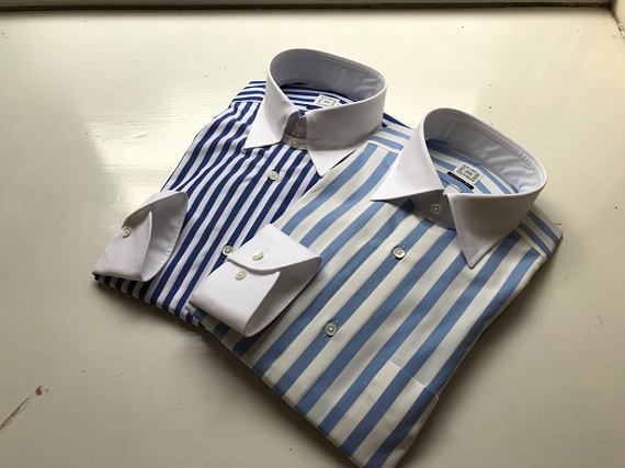 人気の既製シャツ《AZABU THE CUSTOM SHIRT 》新作のご紹介。〜クレリックシャツ〜