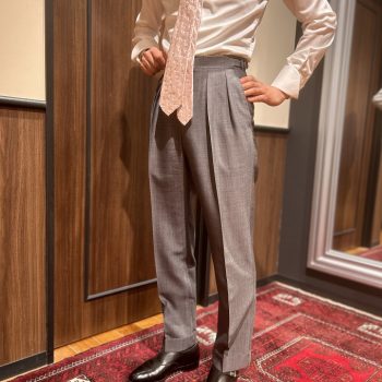 麻布テーラー オーダー スラックス 3本セットブラック・ダークグレイ・グレージュ 秋冬新作】究極のドレススラックス、あります。｜表参道店の