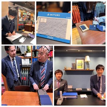 店舗営業の一コマ。