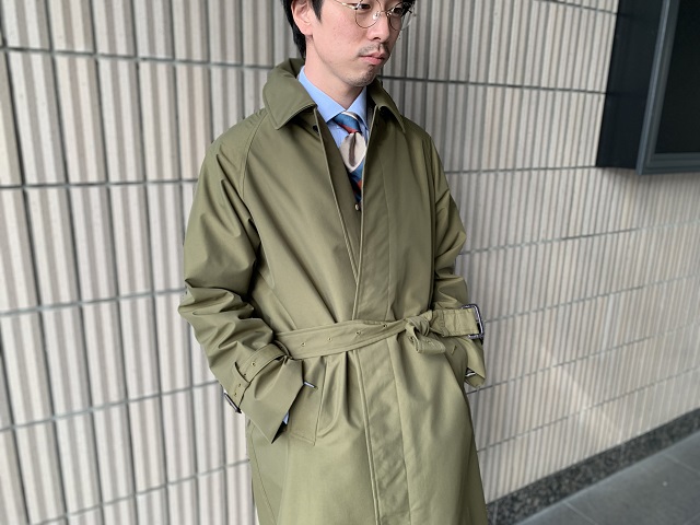 晩春でも重宝するオーダーコート。