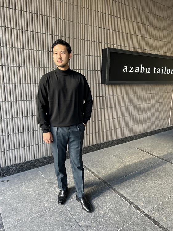 麻布テーラーのニットアイテム