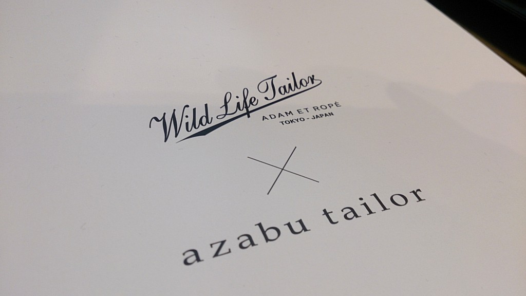 期間限定!! WILD LIFE TAILOR×azabu tailor