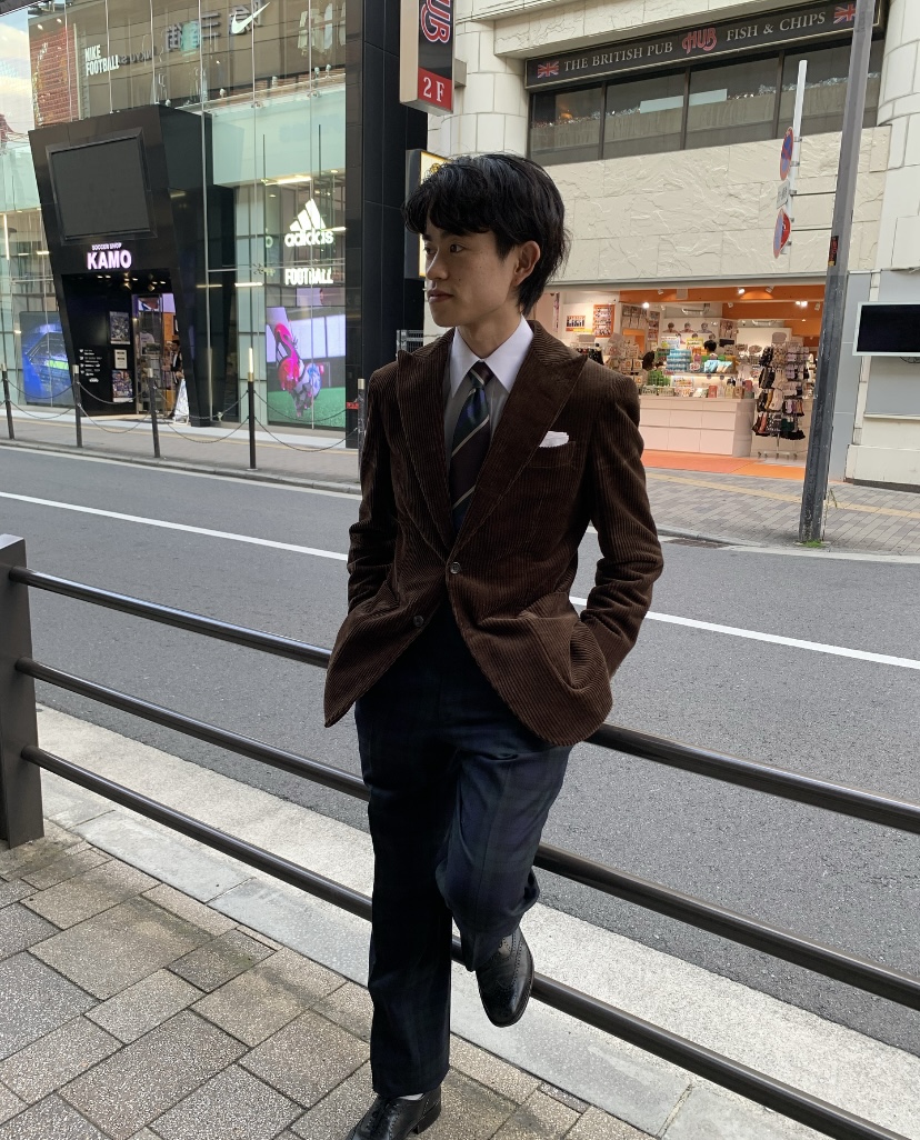 スタッフ有田AWオーダージャケット｜梅田店のスタッフブログ｜オーダー