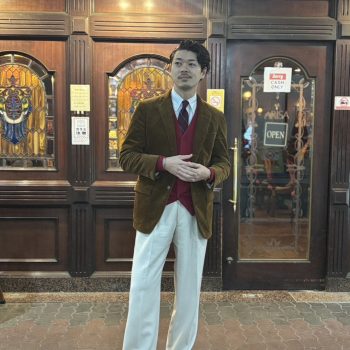 コーデュロイをアイビースタイルで