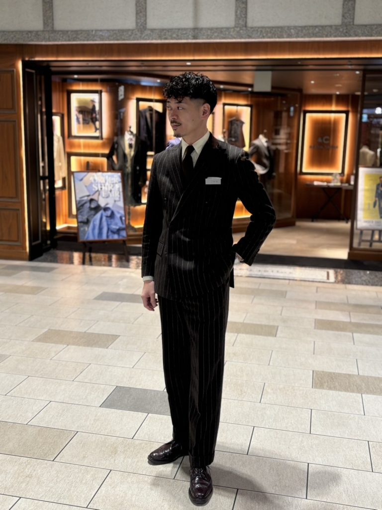 小池店長の出勤コーディネート（スーツ）