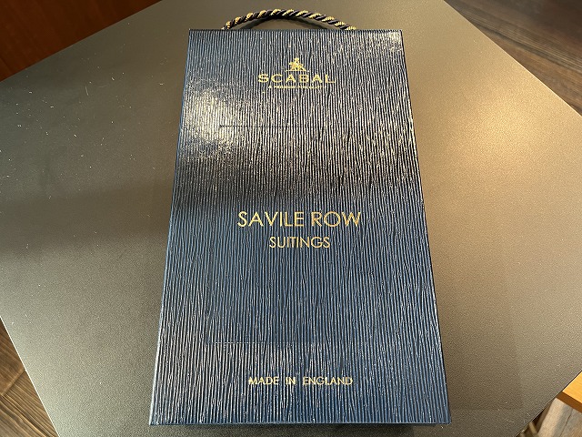 新作生地のご紹介～SCABAL【SAVILE ROW】～