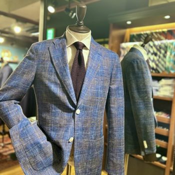 マサM様 ボリオリ 春夏 麻 絹 テーラードジャケット 超高級13万 横浜店の春夏ジャケット3選！｜横浜MORE'S店のスタッフブログ