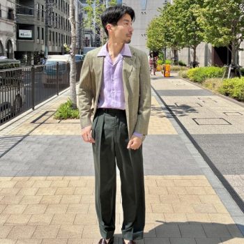 夏に向けてオープンカラーシャツに挑戦してみては？