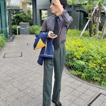 夏はスラックスで差をつけたい!【サマースラックス】